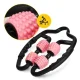 4Fizjo 1487 Manual Spiked Body Massage Roller, Black/Pink