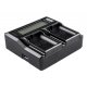Newell DC-LCD Dual Channel Charger for NP-FZ100 Batteries
