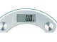 Electronic Bathroom Scale 180kg Glass LCD Display Analytical Transparent