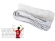 Volleyball Net with Tension Rope and Bag 9.5x1m, White