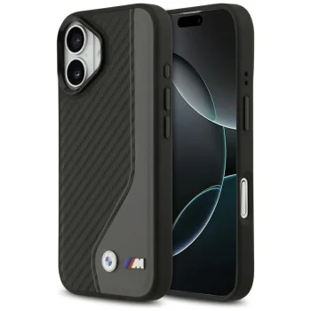 BMW M Carbon Logo MagSafe Case for iPhone 17, Anthracite