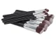 Professional 10-Piece Makeup Brush Set, Black