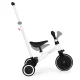 ECOTOYS 2-in-1 Kids Tricycle Balance Bike with Removable Parent Handle for Toddlers, white