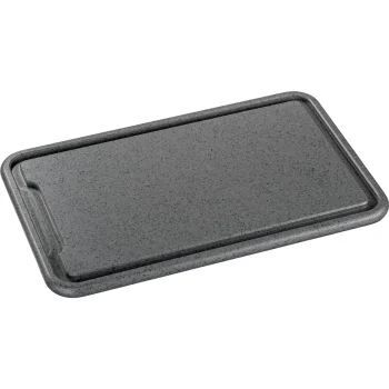 Zassenhaus 60034 Plastic Carving Board, 36x23 cm, Dark Grey