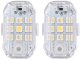 Wireless LED Strobe Lights with Remote, 7 Colors, 2 Pcs