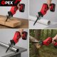 OPEX TOOLS OPX28013 Cordless Reciprocating Saw 21V with 2 Batteries and Case