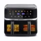 Berdsen BD-657 Dual Basket Air Fryer 10.2L 1700W, Black