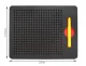 Kruzzel Magnetic Drawing Board with Stylus, 380 Balls, Black