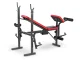 Adjustable Weight Bench with Barbell Rack and Preacher Curl Neo-Sport NS-200