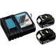Makita DTW300RTJ Cordless Impact Wrench Set, 18V, 2x 5.0 Ah