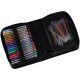 Colored Gel Pens Set 100 Colors with 100 Refills in Organizer Case for Adult Coloring