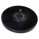 Solar Fountain LUARO Floating Pond Pump with RGB LED Lights for Garden Bird Bath 16cm
