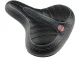 Gel Bicycle Saddle, Bike Seat with Built-in Springs, Black
