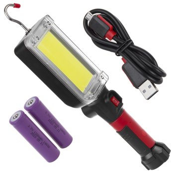 Maclean MCE307 COB LED Magnetic Work Light, 700lm, 2x1200mAh