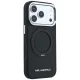 Karl Lagerfeld Ring Stand 360 MagSafe dėklas iPhone 18 Pro / 17 Pro, juodas