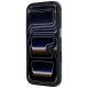 Karl Lagerfeld Grained Choupette Head Metal MagSafe Case for iPhone 17 Pro / 18 Pro Burgundy