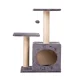 Pethaus Cat Scratching Post with House and Toy, 71 cm, Light Grey