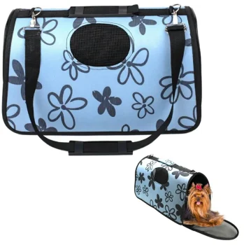 Pet Carrier Bag for Dogs and Cats M, Black