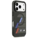 BMW M IML Metal Buttons Tricolor Lines MagSafe Case for iPhone 17 Pro, Black