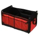 Car Trunk Organizer 56L XXL, Foldable with Lid, Black/Red