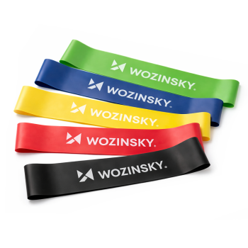 Latex Resistance Bands Wozinsky WGO-5 5-Piece Set