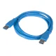 USB 3.0 Cable Maclean MCTV-582, USB-A to USB-A, 1.8 m, Blue