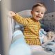 Бортик-косичка в кроватку Ricokids, 3 м, сине-серый