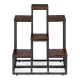 ModernHome Plant Stand with 6 Shelves Industrial Flower Pot Holder for Indoor Plants