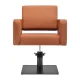 Hairdressing Chair Gabbiano Bilbao Hydraulic, Brown / Black