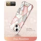 Supcase Cosmo Case for iPhone 14 Plus, Pink Marble