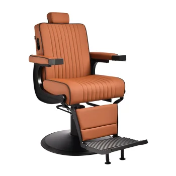 Barber Chair Gabbiano Levi Brown