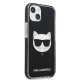 Karl Lagerfeld iPhone 13 mini Case Choupette Head Black