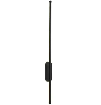 LED Light Wall Lamp Minimalist Sconce, 100cm, 6000K, Black