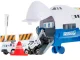 Police Airplane Transporter with 6 Cars