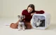 Homerunpet PD50 Intelligent Hair Dryer for Pets Cats Dogs, white