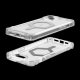 Apple iPhone 15 Plus 6.7\'\' UAG Plyo MagSafe Hard Case Cover, Transparent and Silver