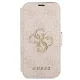 Guess 4G Big Metal Logo Folio Case for iPhone 13 Pro Max, Pink