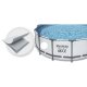 Bestway 56416 Steel Pro Frame Pool Set 366 x 76 cm, 16-in-1 + Free Bubble Machine