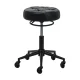 Hairdressing Stool Gabbiano D054 Black with Black Base