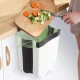 Foldable hanging trash bin, 8L, white