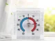 Self-adhesive window external round thermometer