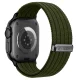Tech-Protect Nylon Sport Band for Apple Watch 44 / 45 / 46 / 49 mm - Dark Green