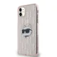 Karl Lagerfeld iPhone 11 / XR Case IML Choupette Head & Monogram, Pink