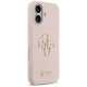 Guess Silicone Big 4G Script Phone Case Cover iPhone 17 - Pink