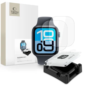 Tech-Protect Supreme Set+ hidrogelio apsauginė plėvelė Apple Watch 44 mm, 2 vnt.