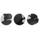 Sofotel Brass Ergonomic Mesh Office Chair, Black