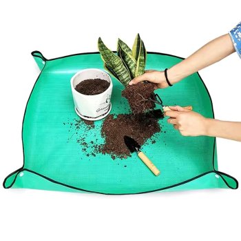 Large Plant Transplanting Mat 66x66 cm, Green