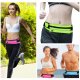 Skriešanas vingrošanas jostas soma telefonam, melna | Running Fitness Belt Waist Bag