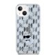 Apple iPhone 15 6.1\'\' Karl Lagerfeld Monogram Choupette Cover Case, Transparent | Чехол Кейс Бампер...