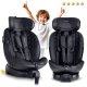 Nukido Aero Line Swivel Child Car Seat Black 0-36 kg ISOFIX